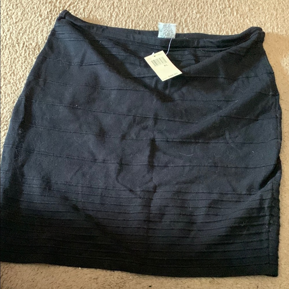 Max Studio Black Mini Skirt